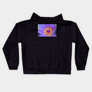 Waterlily and Native Bee Kids Hoodie